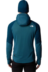 The North Face Sudaderas Montaña Hombre M BOLT POLARTEC HOODIE vista trasera