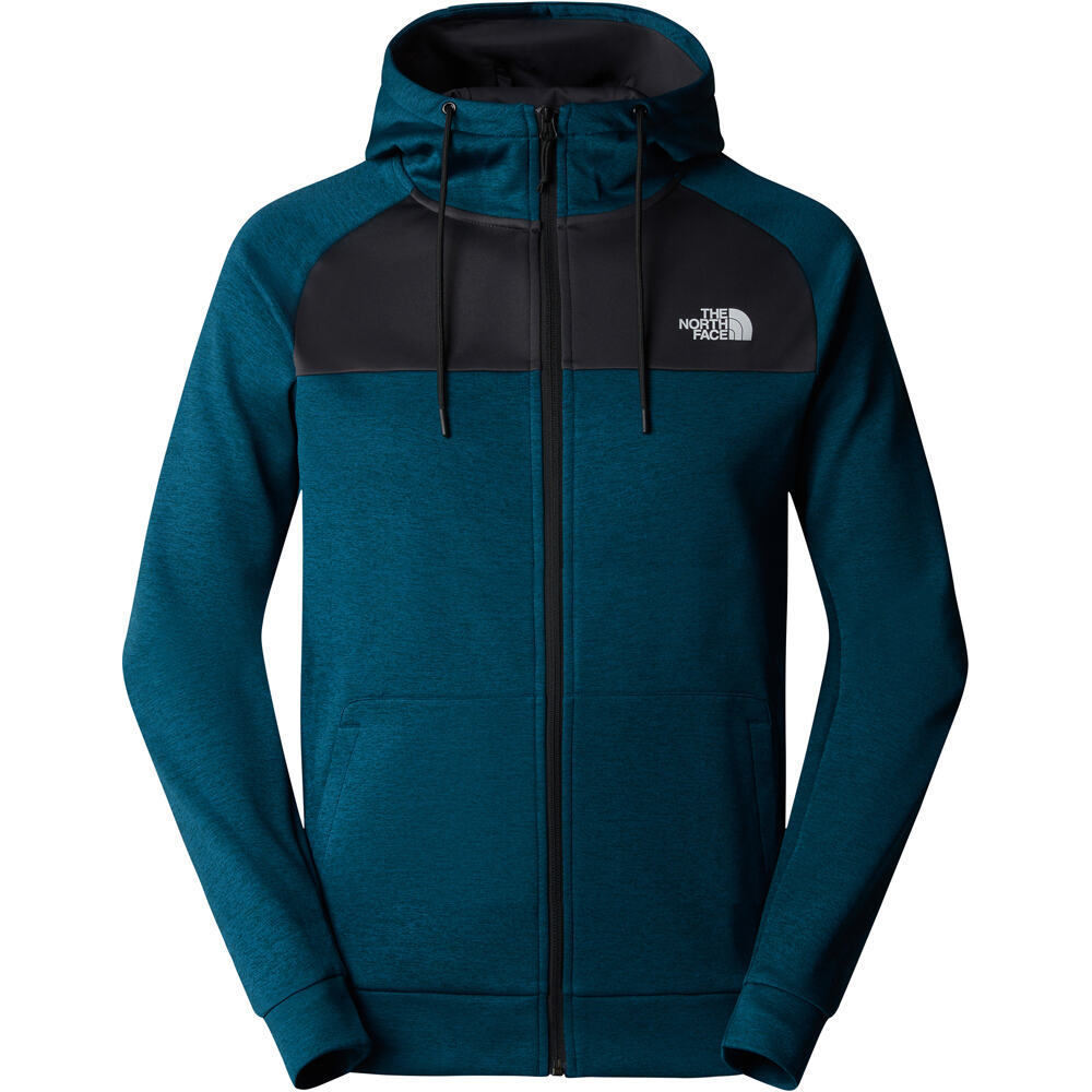 The North Face Sudaderas Montaña Hombre M REAXION FLEECE F/Z HOODIE - EU 03