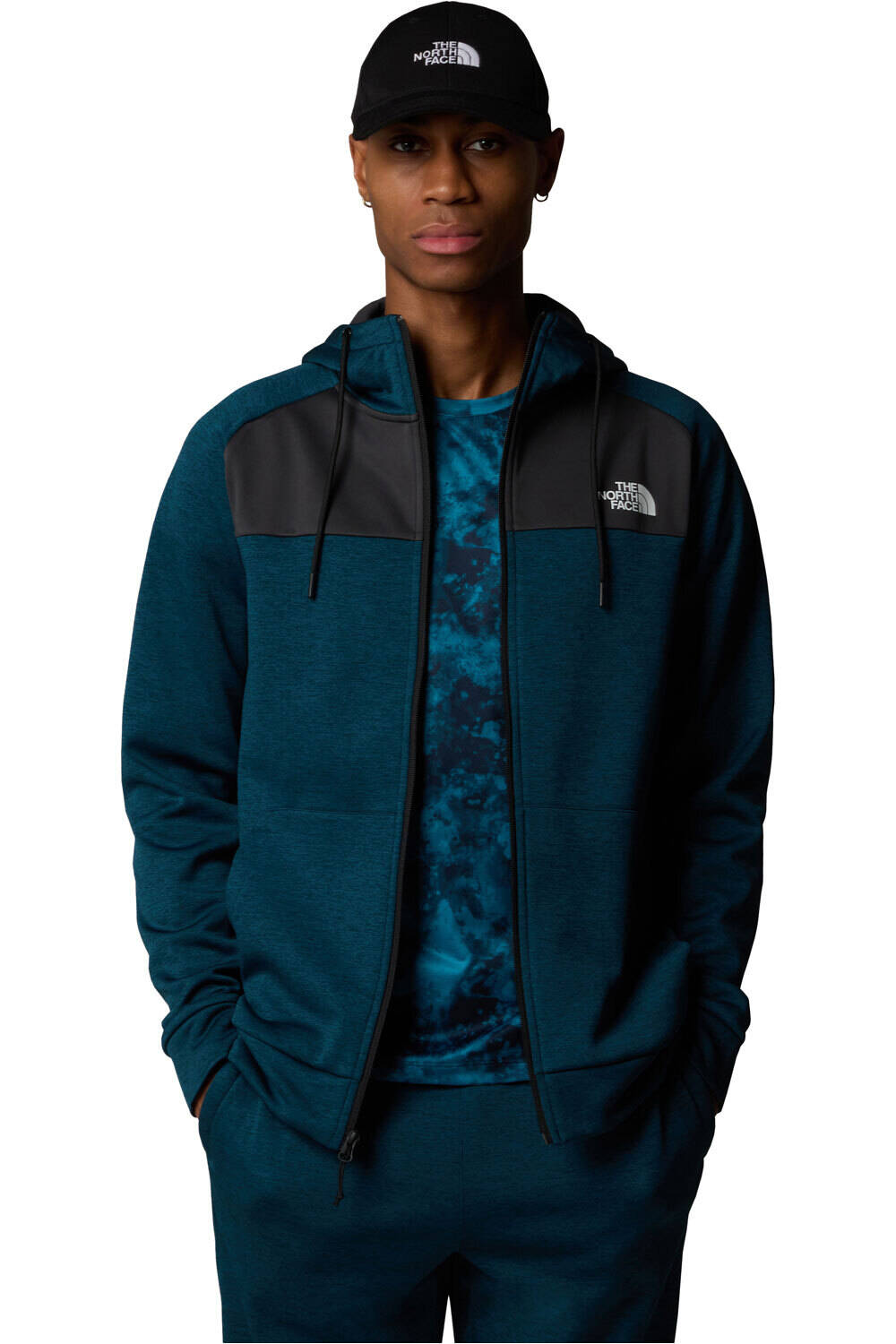 The North Face Sudaderas Montaña Hombre M REAXION FLEECE F/Z HOODIE - EU vista detalle