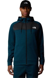 The North Face Sudaderas Montaña Hombre M REAXION FLEECE F/Z HOODIE - EU vista frontal