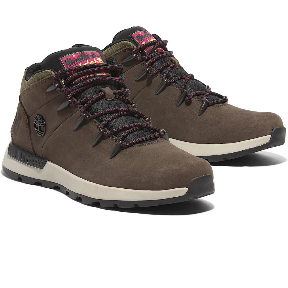 Timberland zapatilla moda hombre Sprint Trekker MID LACE UP SNEAKER lateral interior