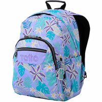 Totto mochila deporte ACUARELES HOJAS 01