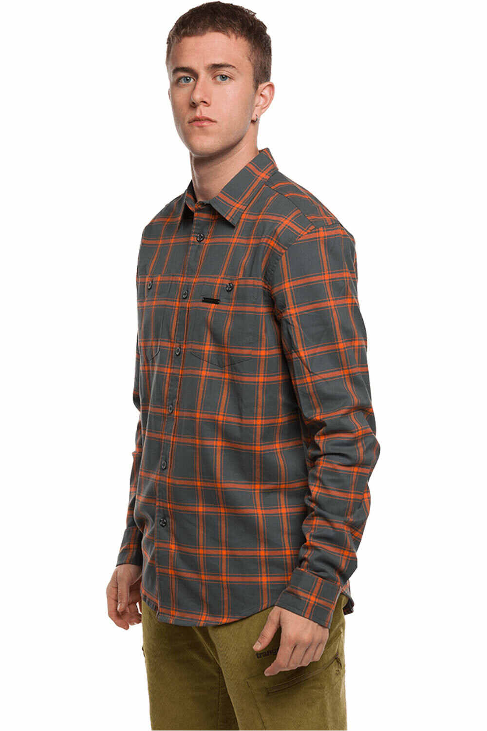 Trango camisa montaña manga larga hombre CAMISA ZERNEZ vista frontal