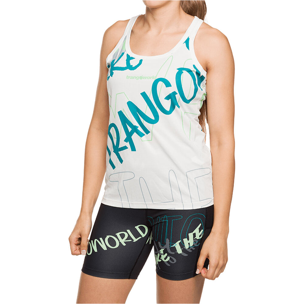 Trango camiseta entrenamiento manga corta mujer CAMISETA SENZ vista frontal