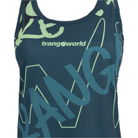 Trango camiseta entrenamiento manga corta mujer CAMISETA SENZ vista trasera