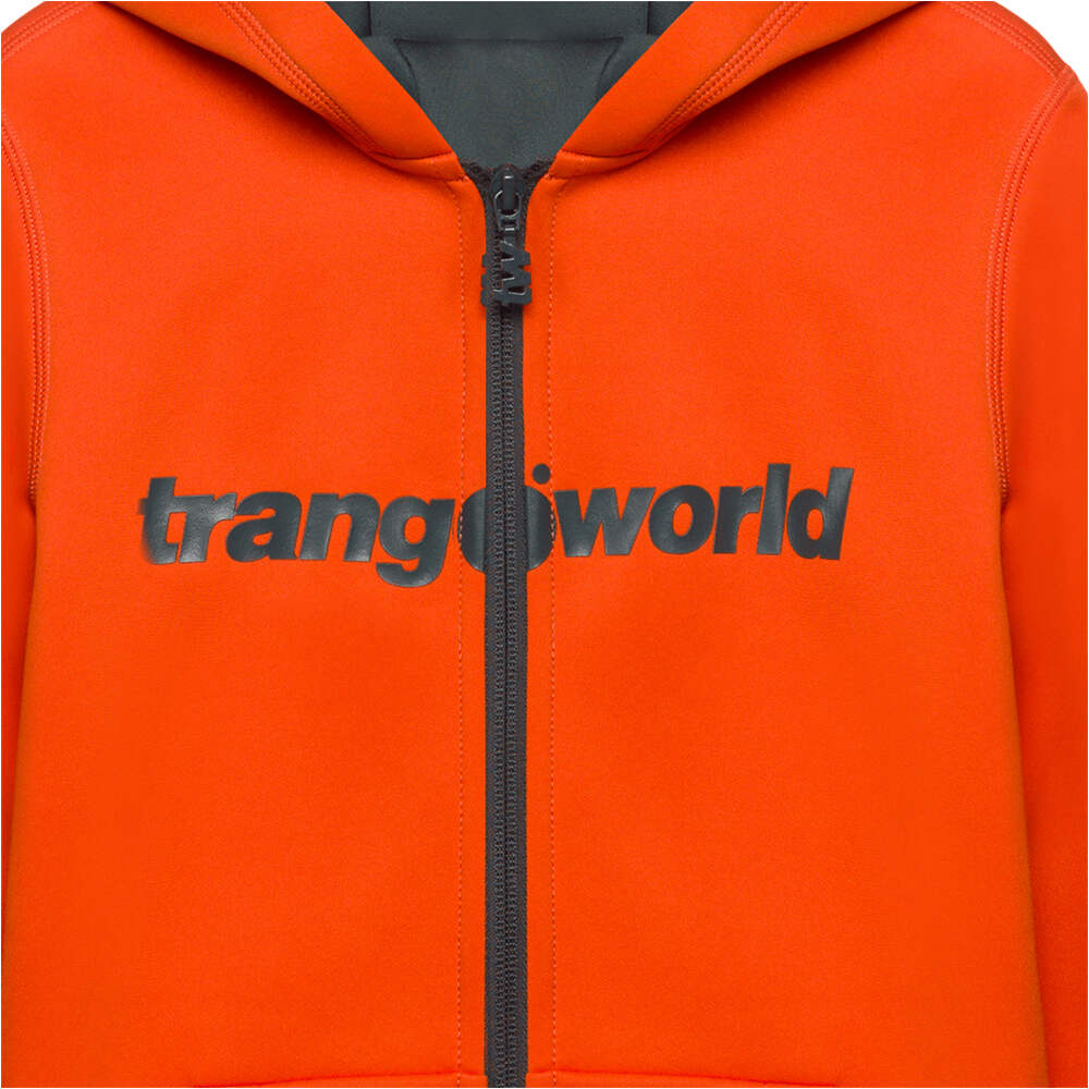 Trango camiseta montaña manga larga niño CHAQUETA OBY vista trasera