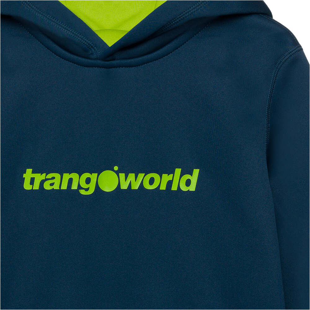 Trango camiseta montaña manga larga niño SUDADERA KURA vista trasera