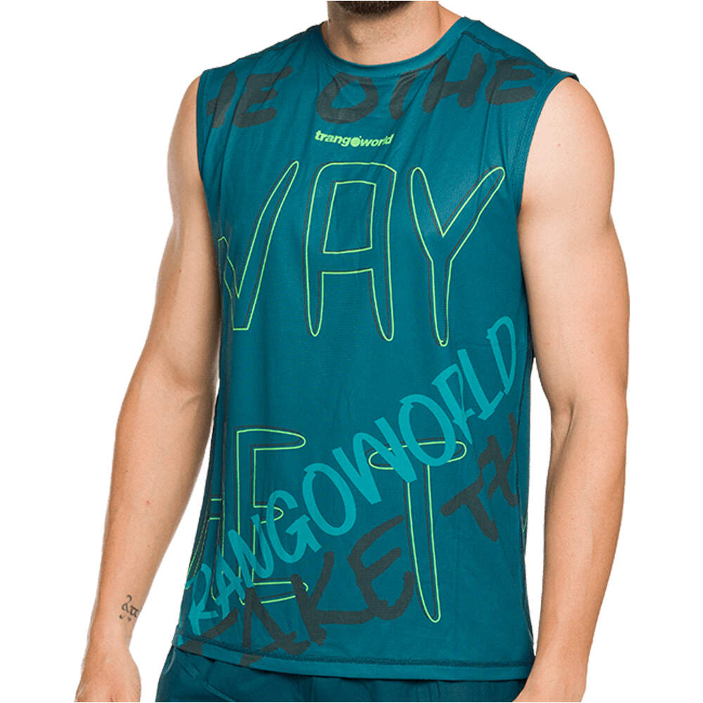 Trango camisetas trail running manga corta hombre CAMISETA CHAMPEX vista frontal