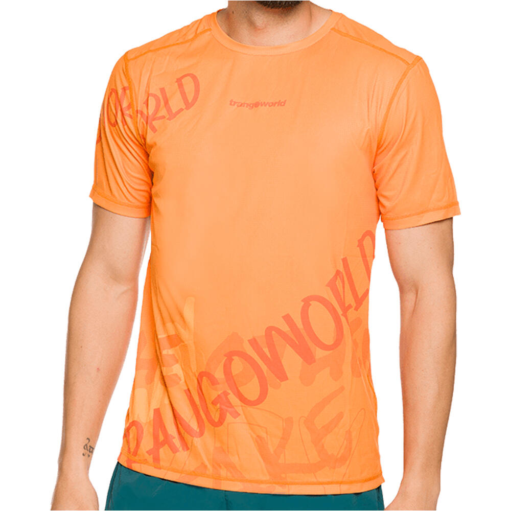 Trango camisetas trail running manga corta hombre CAMISETA FOULY vista frontal