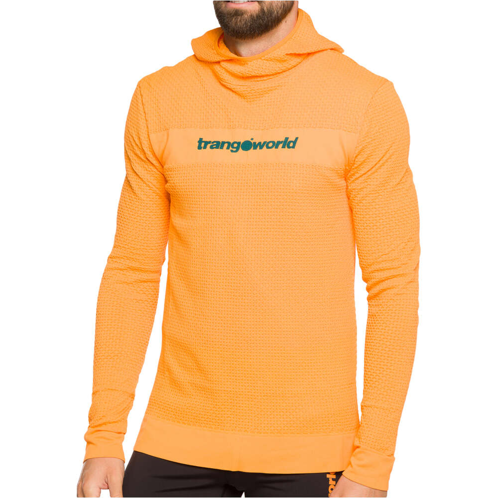 Trango camisetas trail running manga larga hombre SUDADERA TROMSO vista frontal