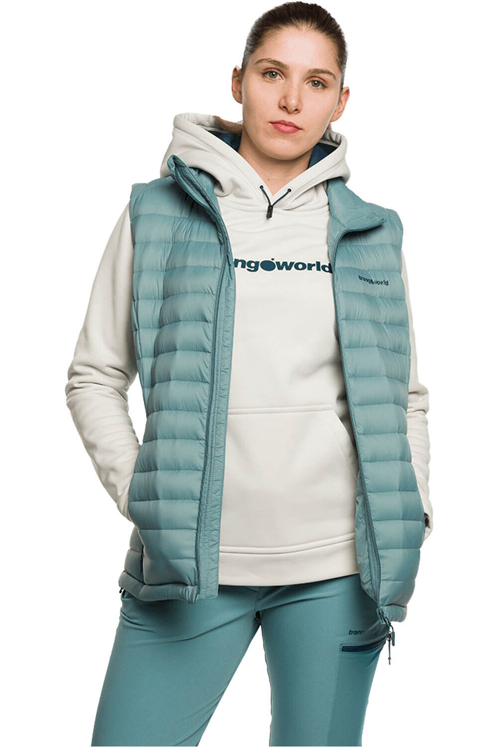 Trango chaleco outdoor mujer CHALECO SALORIA DC vista detalle