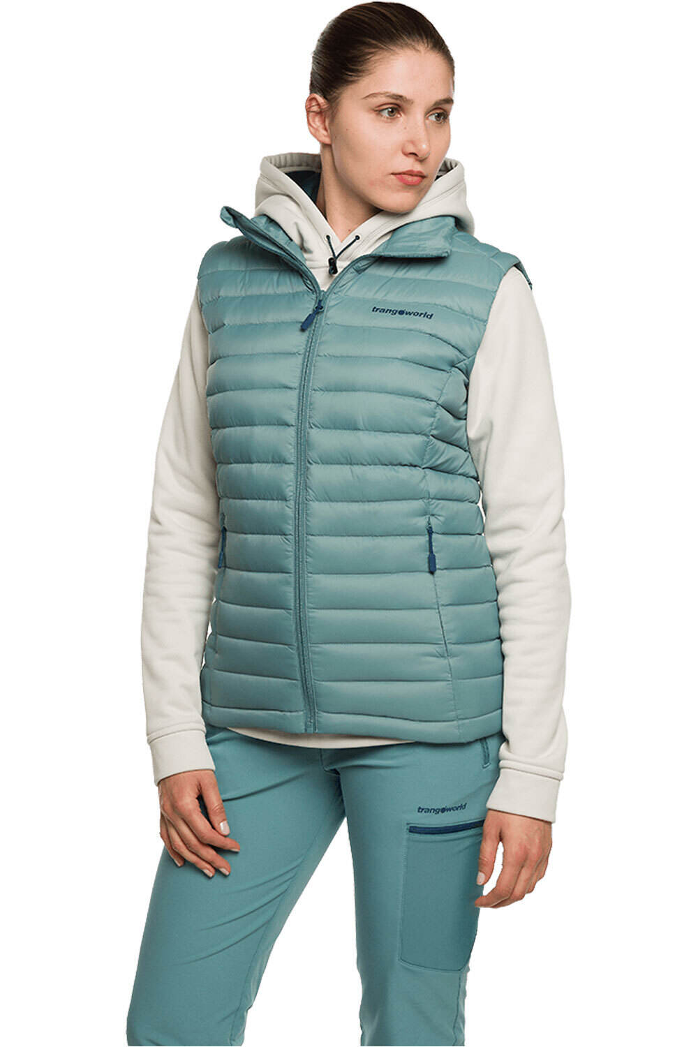 Trango chaleco outdoor mujer CHALECO SALORIA DC vista frontal