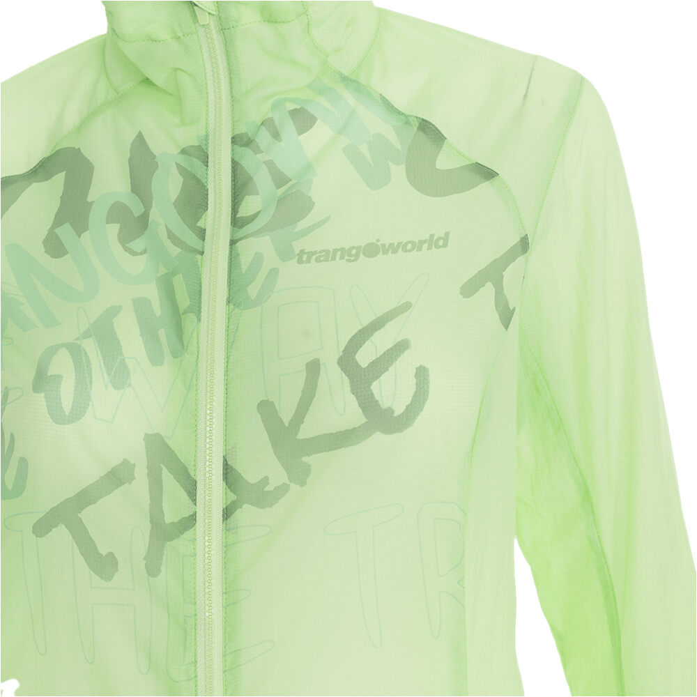 Trango CHAQUETA TRAIL RUNNING MUJER CHAQUETA BAINS vista trasera