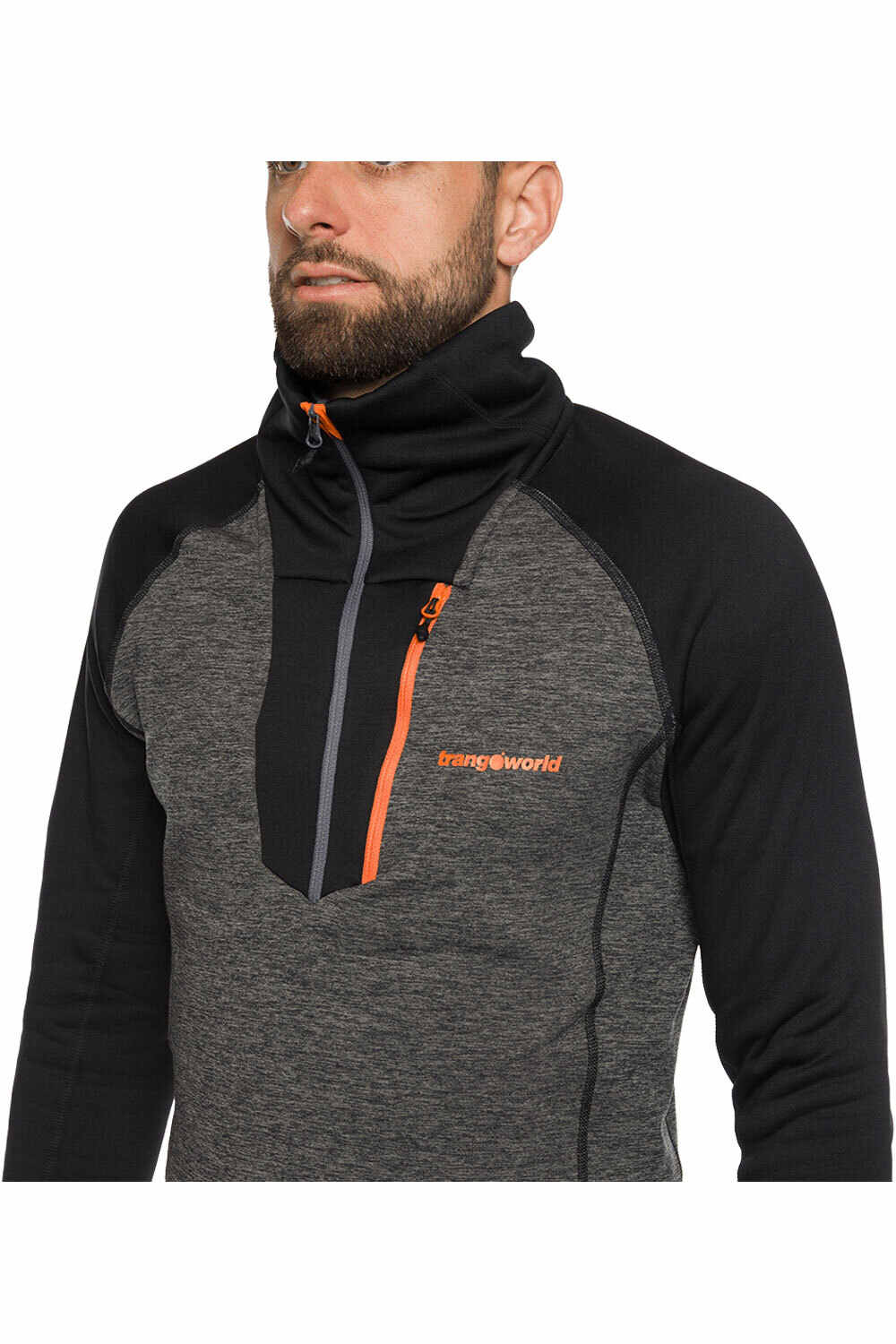 Trango forro polar hombre PULLOVER GLYDERS vista detalle