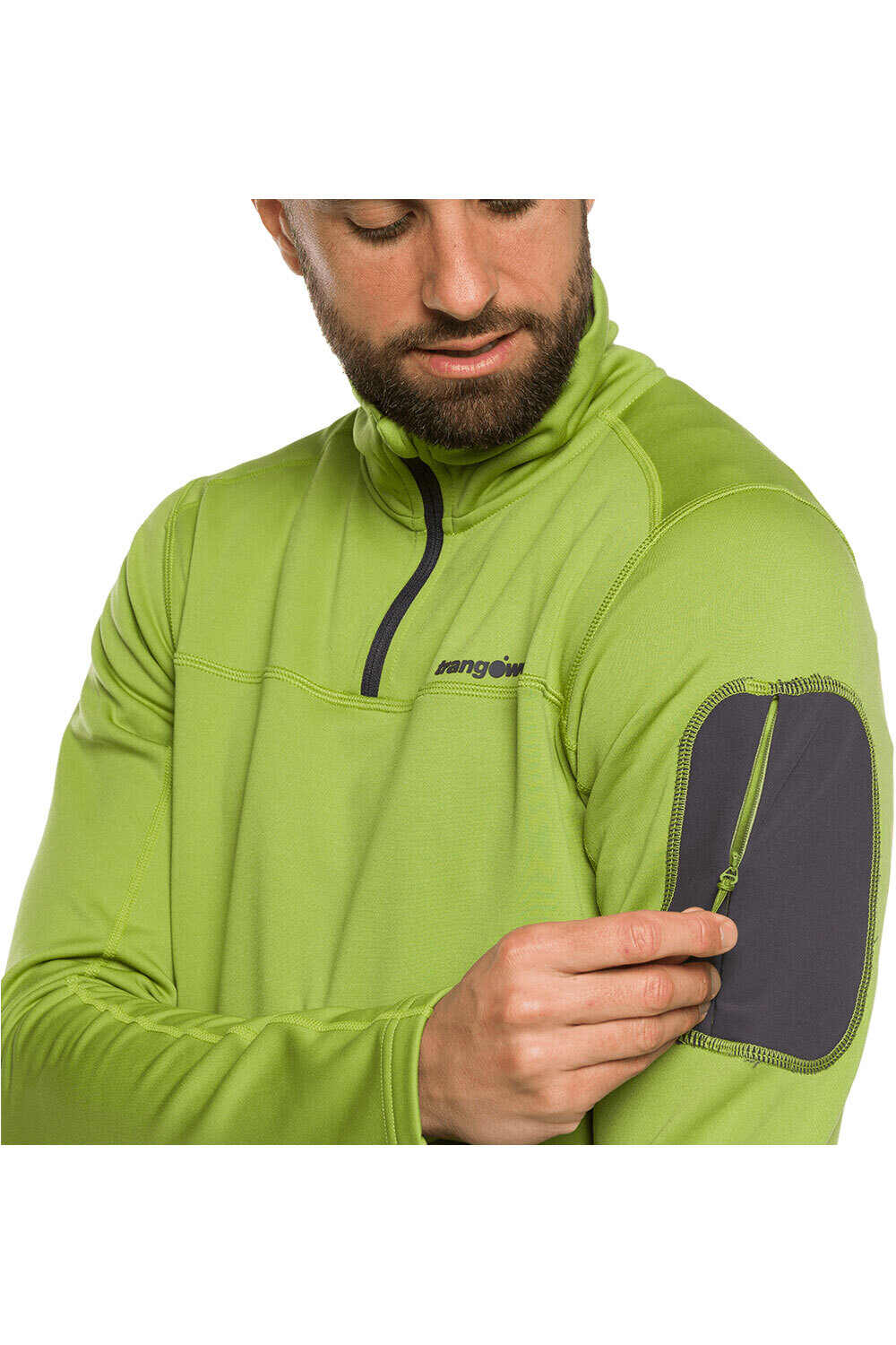 Trango forro polar hombre PULLOVER TRIEVES vista detalle