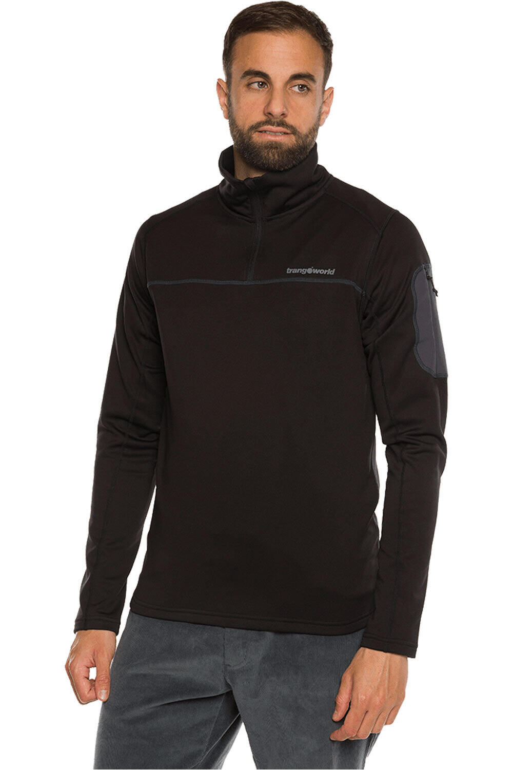 Trango forro polar hombre PULLOVER TRIEVES vista frontal