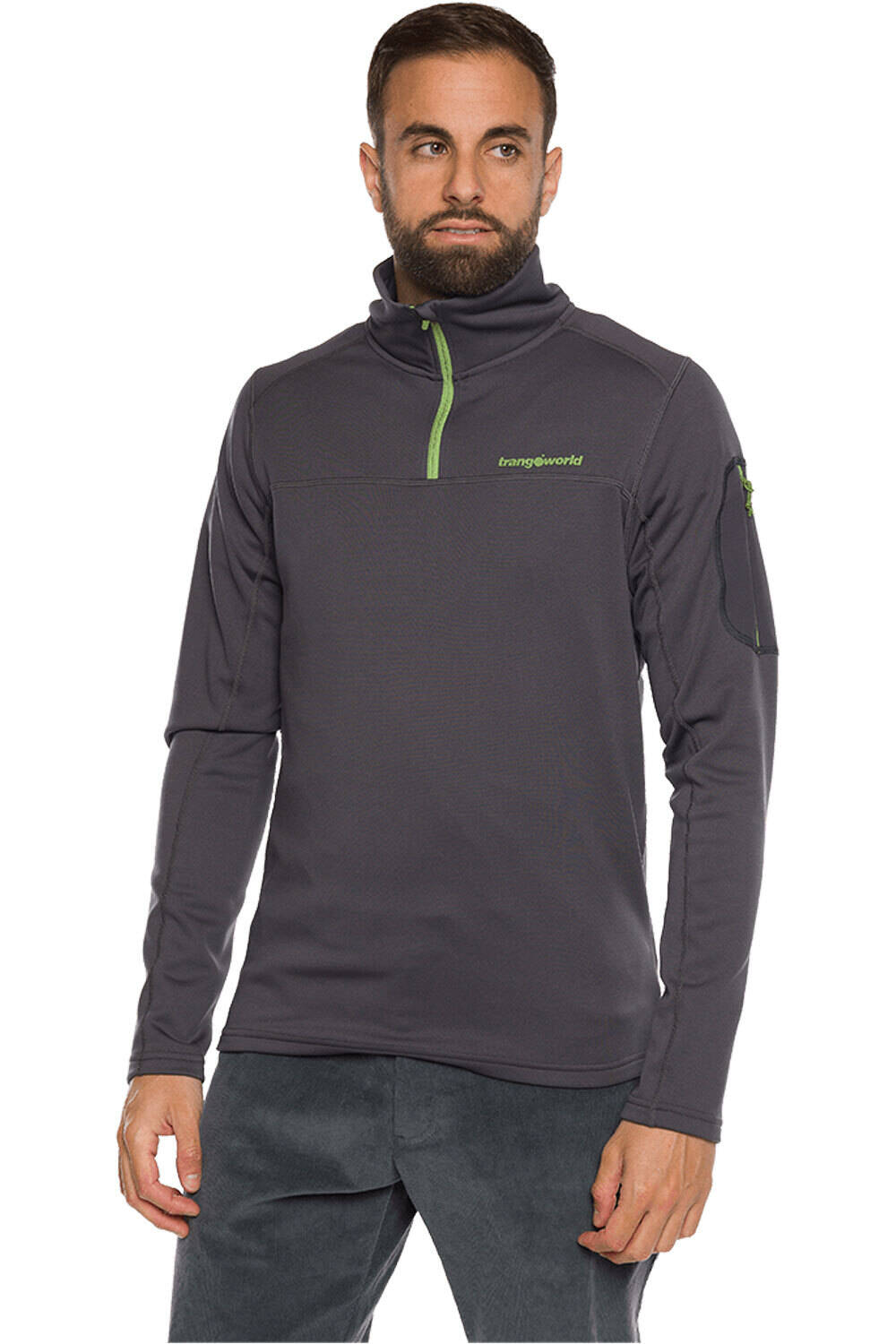 Trango forro polar hombre PULLOVER TRIEVES vista frontal