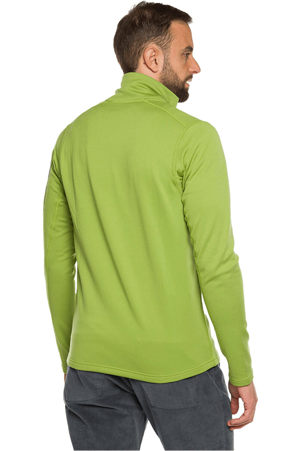 Trango forro polar hombre PULLOVER TRIEVES vista trasera