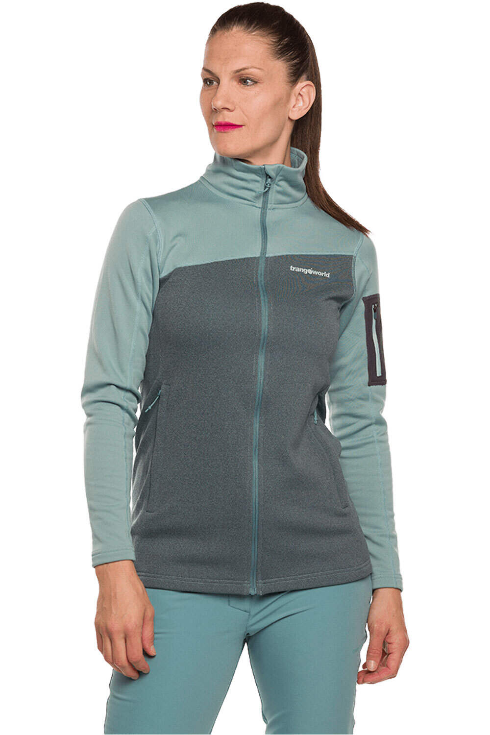 Trango forro polar mujer CHAQUETA AZAILA vista frontal