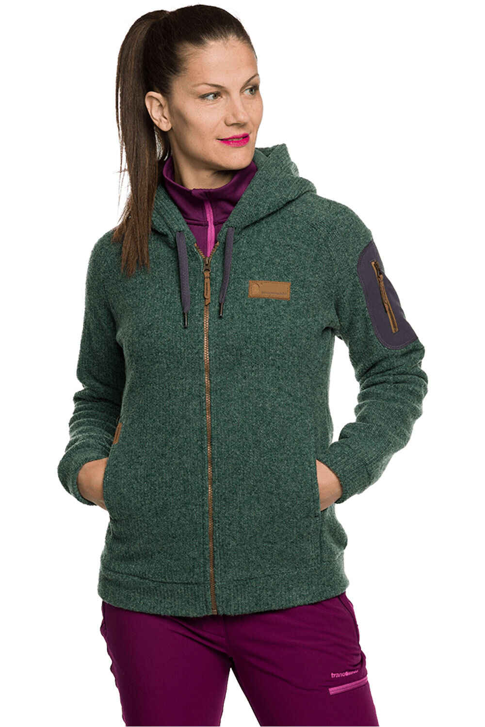 Trango forro polar mujer CHAQUETA GOWER ST vista frontal