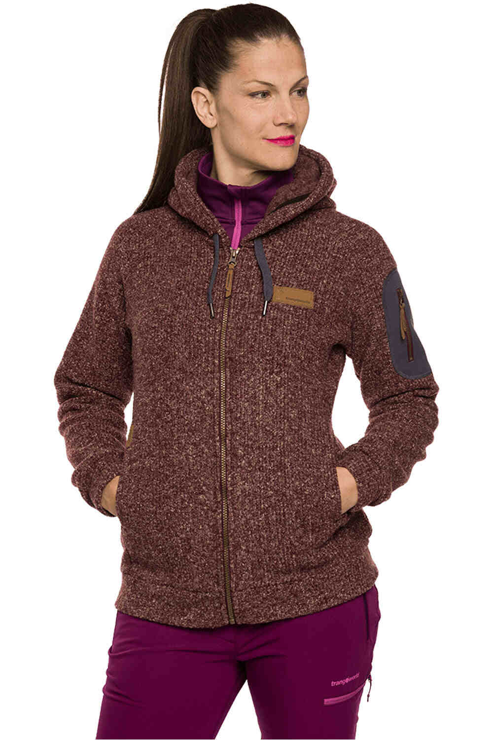 Trango forro polar mujer CHAQUETA GOWER ST vista frontal