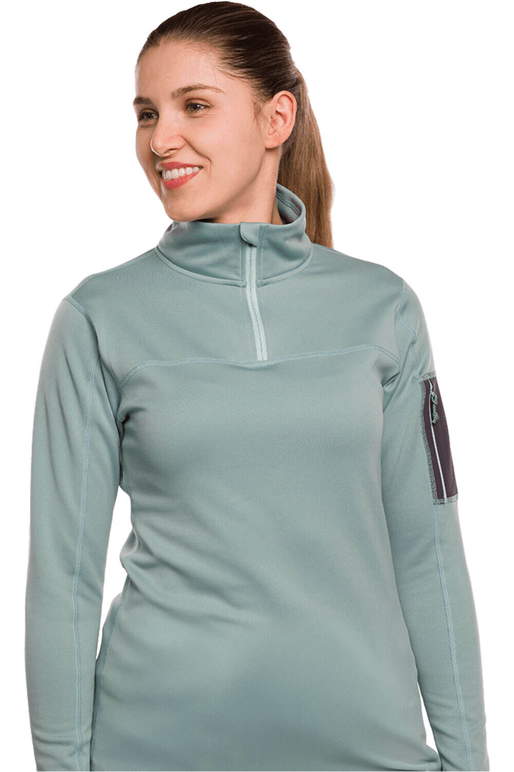 Trango forro polar mujer PULLOVER FIGAROL vista detalle