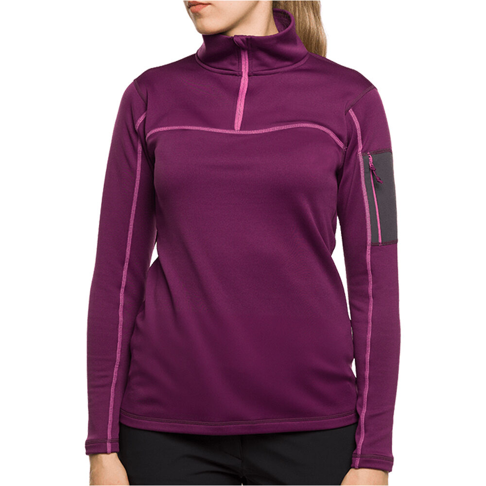 Trango forro polar mujer PULLOVER FIGAROL vista frontal