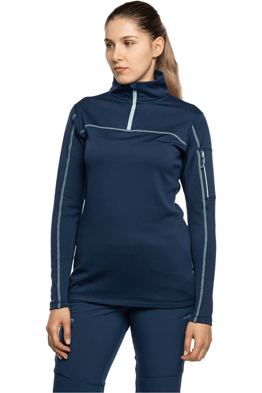 Trango forro polar mujer PULLOVER FIGAROL vista frontal