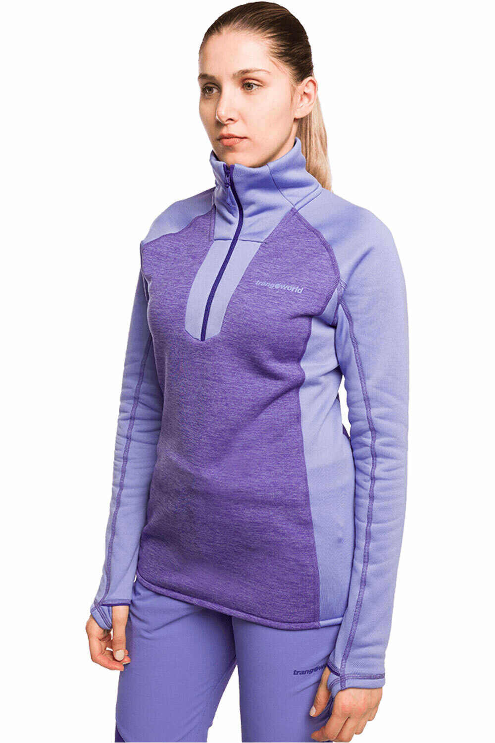 Trango forro polar mujer PULLOVER OMESSA vista frontal