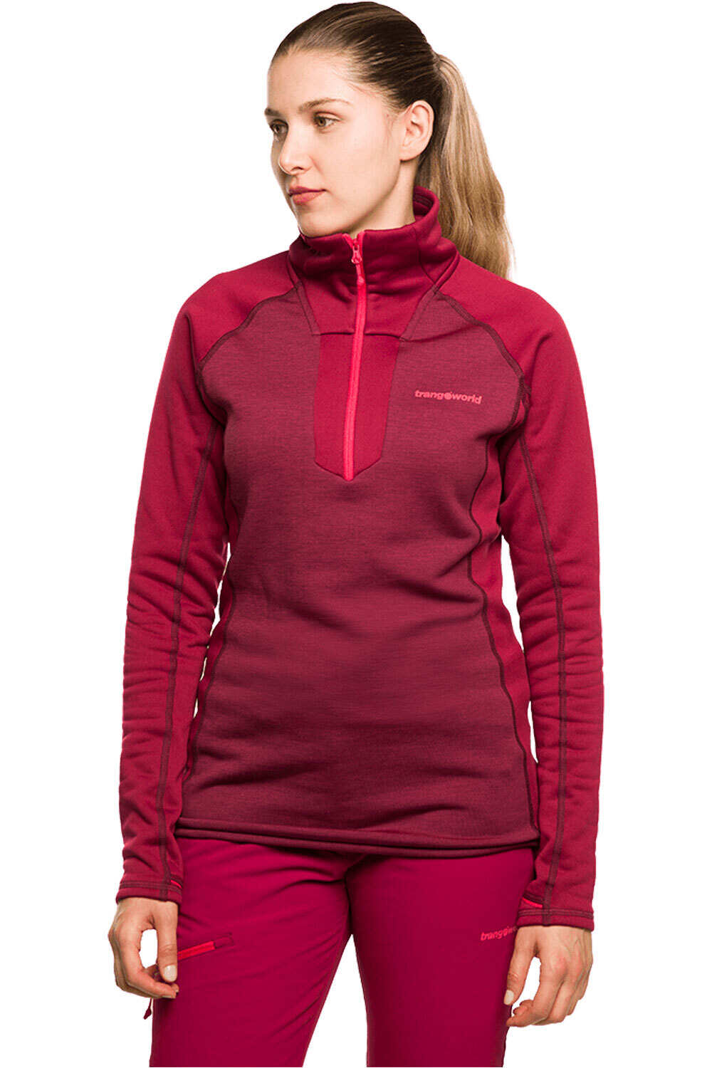 Trango forro polar mujer PULLOVER OMESSA vista frontal