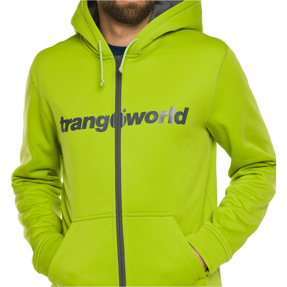 Trango Sudaderas Montaña Hombre CHAQUETA RIPON vista trasera