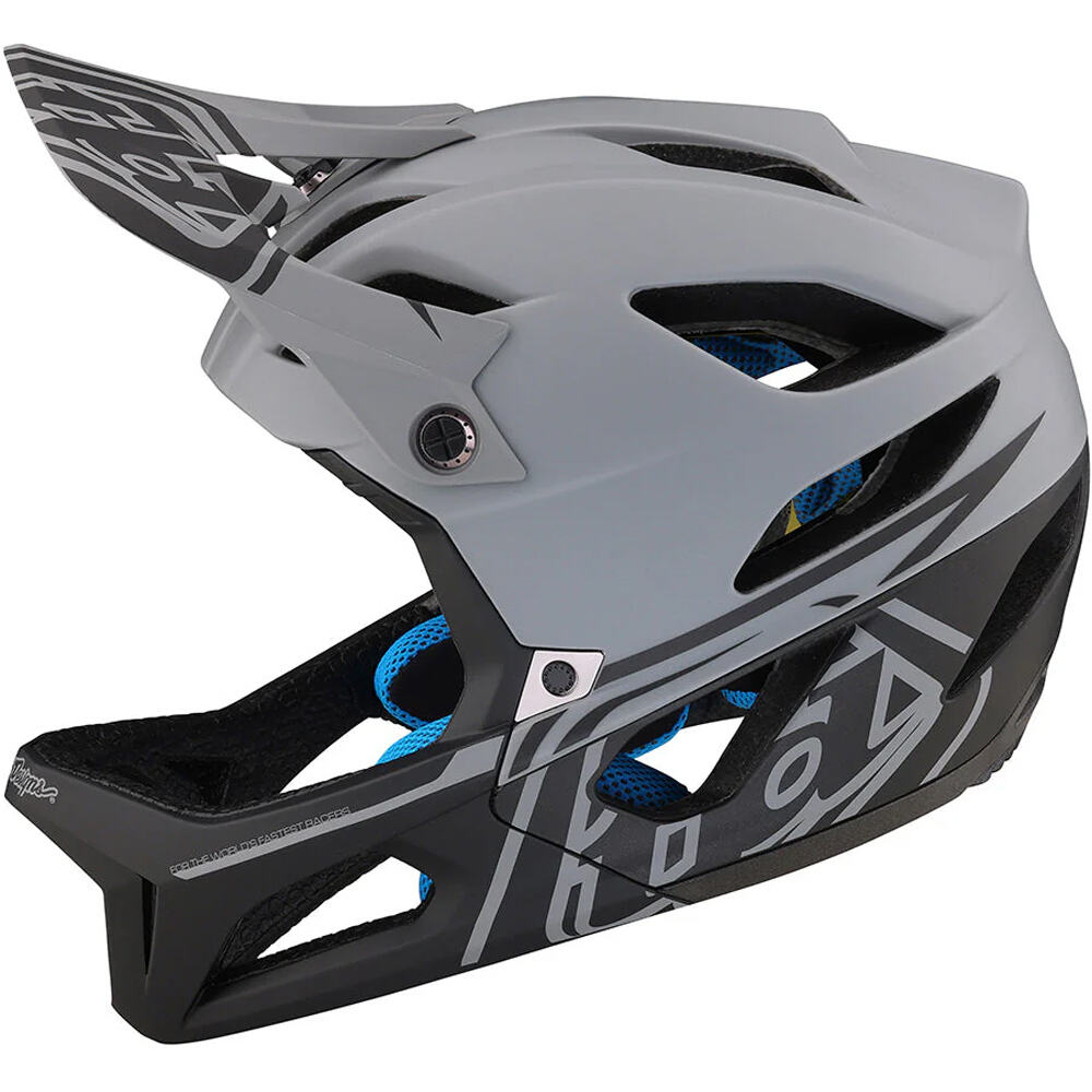 Troy-Lee casco bicicleta STAGE HELMET W/MIPS STEALTH vista frontal