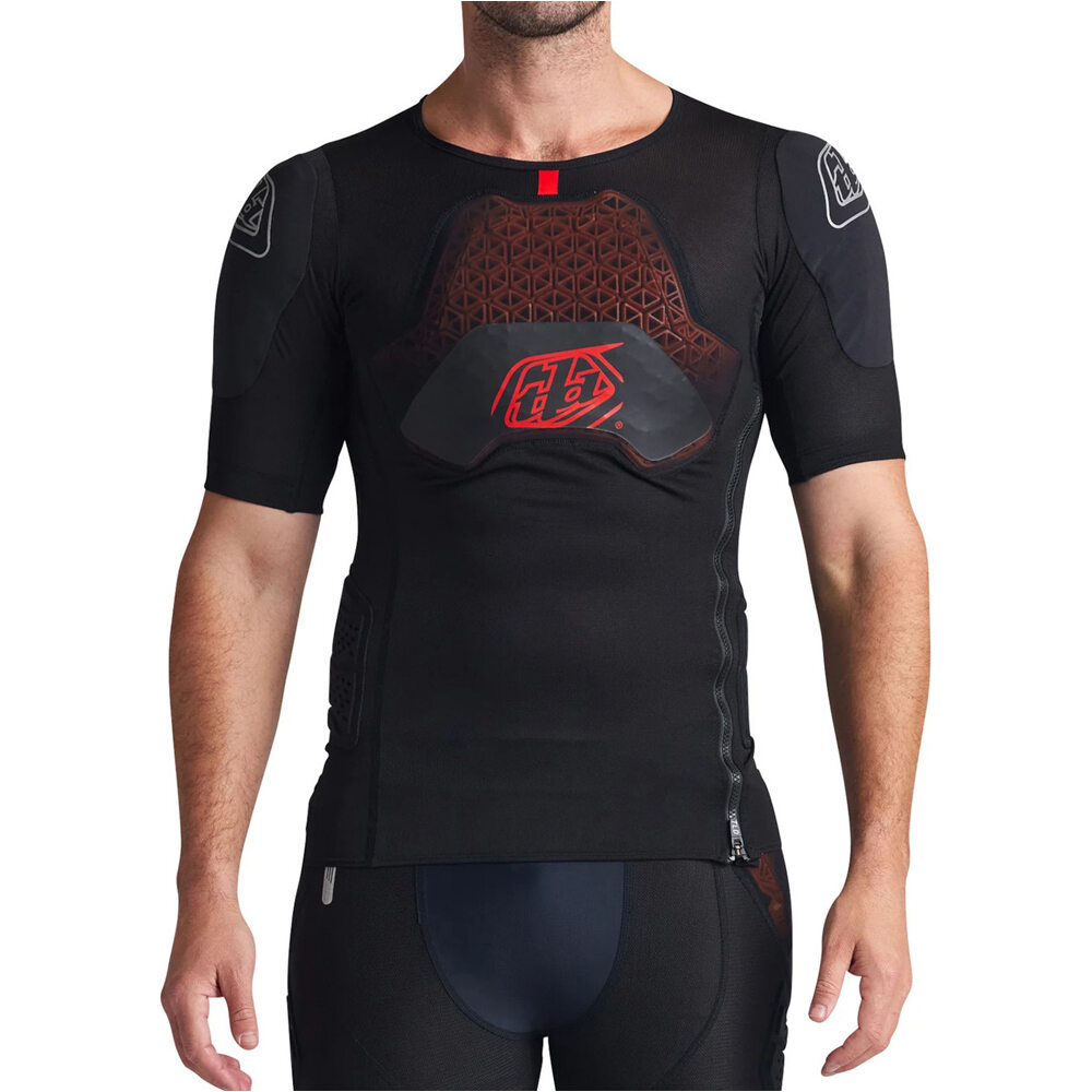 Troy-Lee maillot manga corta hombre STAGE GHOST D30 SS BASELAYER vista frontal