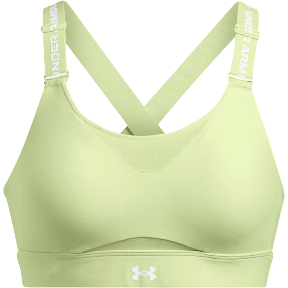 Under Armour body running mujer UA Infinity High 2.0 Bra vista frontal