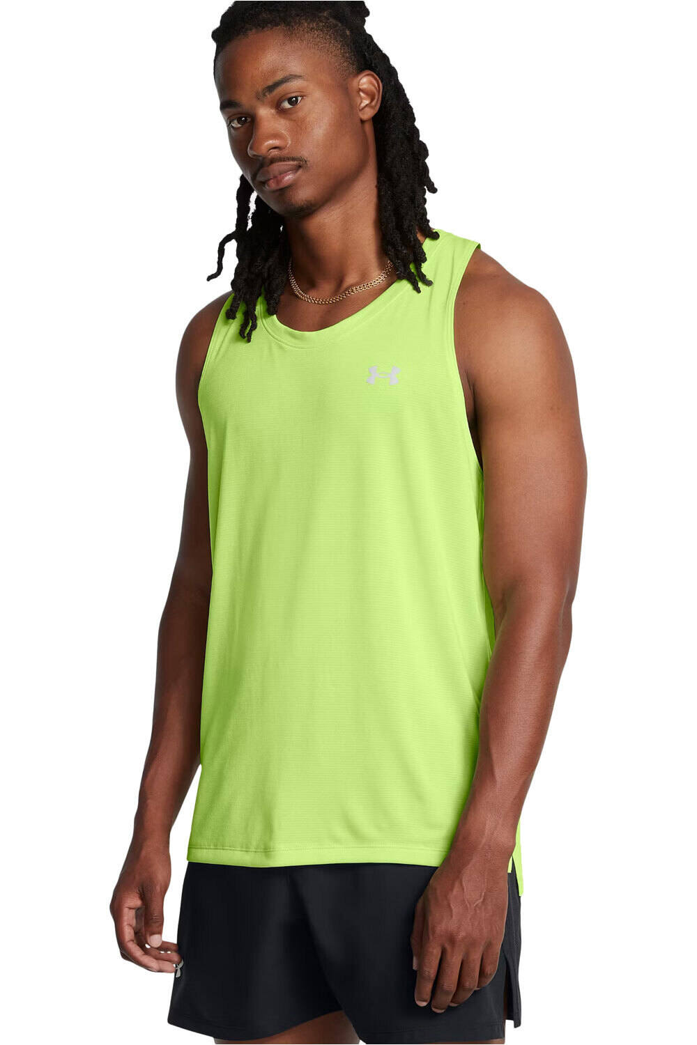 Under Armour camiseta entrenamiento tirantes hombre UA LAUNCH SINGLET vista frontal