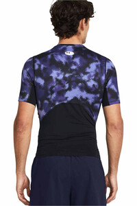 Under Armour camiseta fitness hombre UA HG Armour Printed SS vista trasera