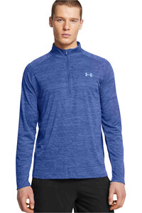 Under Armour camiseta fitness hombre UA Tech Textured 1/2 Zip vista frontal