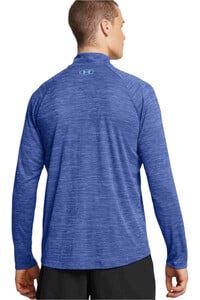 Under Armour camiseta fitness hombre UA Tech Textured 1/2 Zip vista trasera