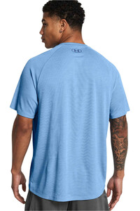 Under Armour camiseta fitness hombre UA Tech Textured SS vista trasera