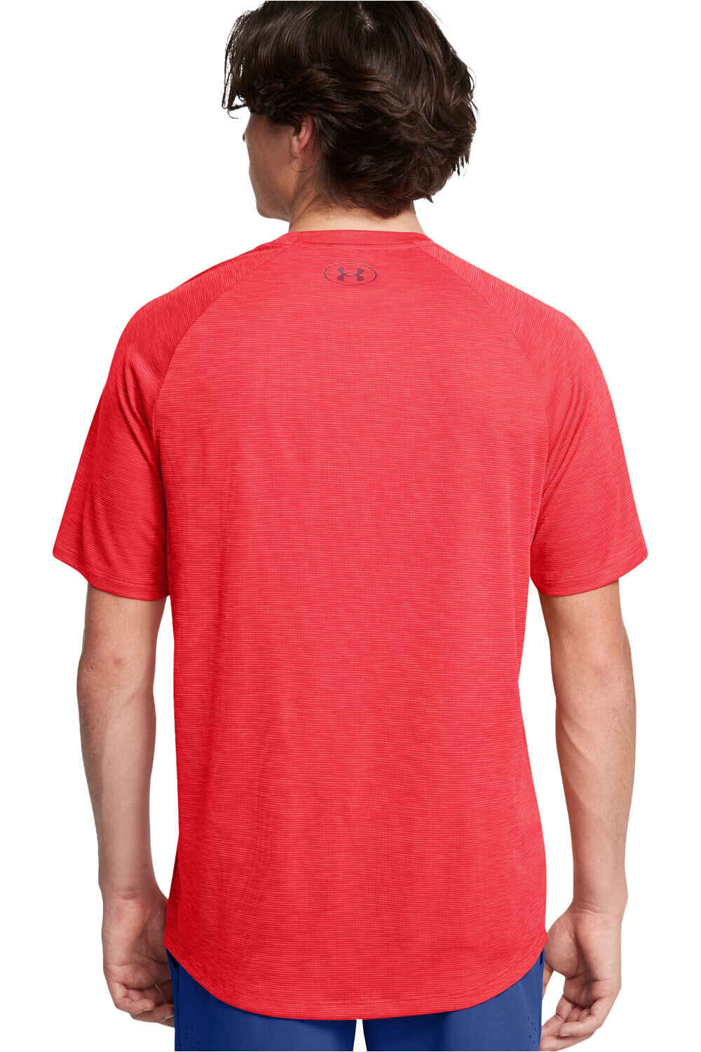 Under Armour camiseta fitness hombre UA Tech Textured SS vista trasera