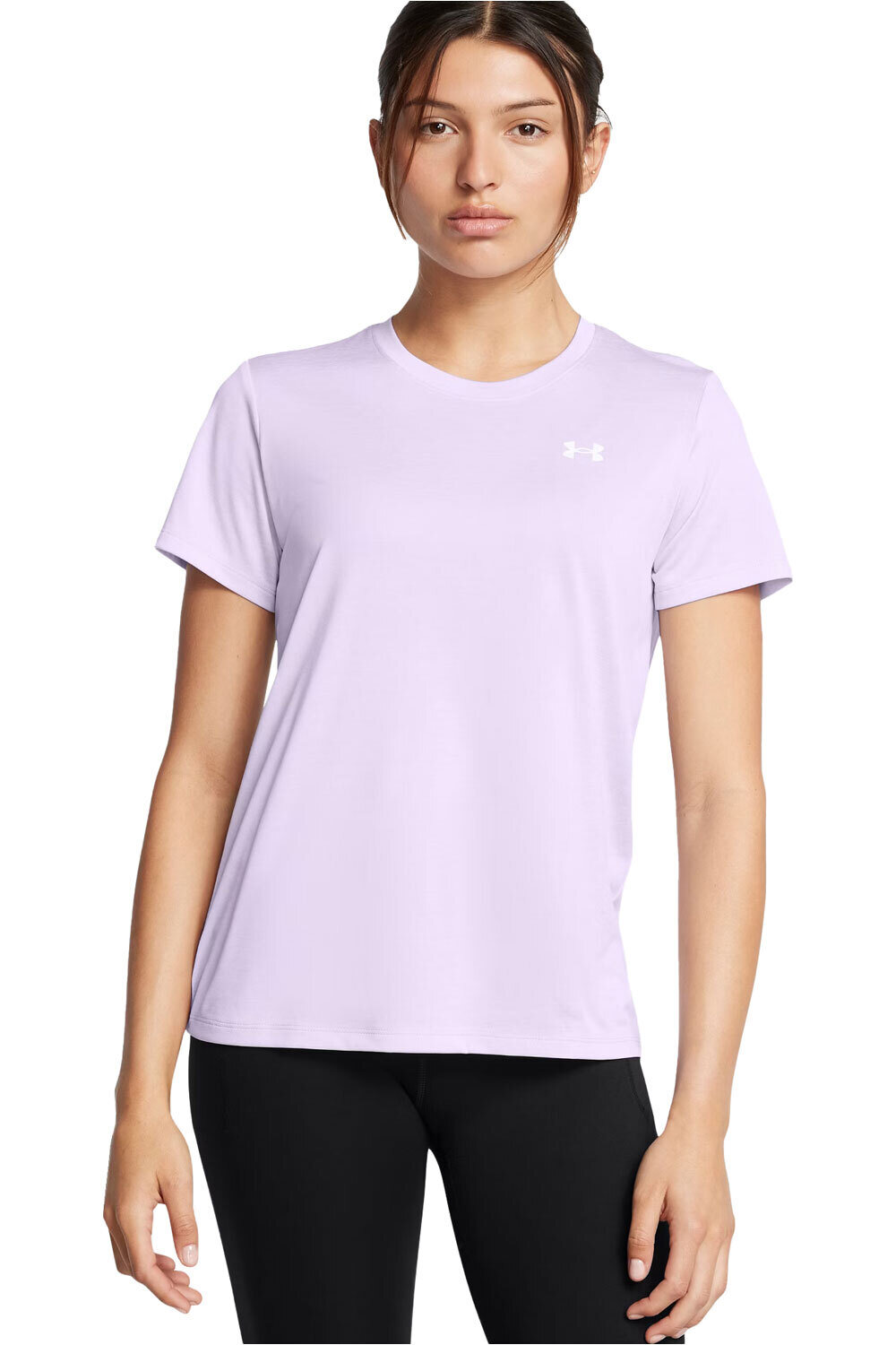 Under Armour camisetas fitness mujer Tech SSC- Twist vista frontal