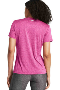 Under Armour camisetas fitness mujer Tech SSC- Twist vista trasera