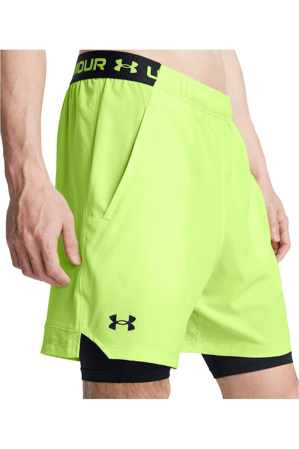 Under Armour pantalón corto fitness hombre UA Vanish Woven 2in1 Sts vista detalle