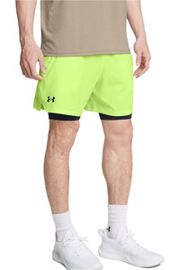 Under Armour pantalón corto fitness hombre UA Vanish Woven 2in1 Sts vista frontal