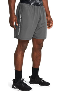 Under Armour pantalón corto fitness hombre UA Woven Wdmk Shorts vista frontal