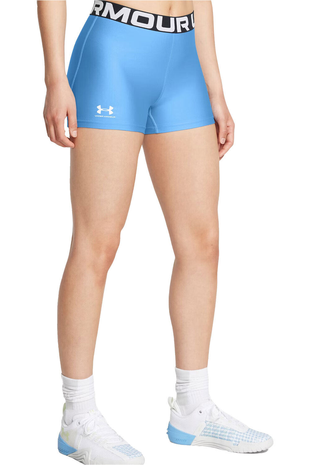 Under Armour pantalones y mallas cortas fitness mujer UA HG Authentics Shorty vista frontal