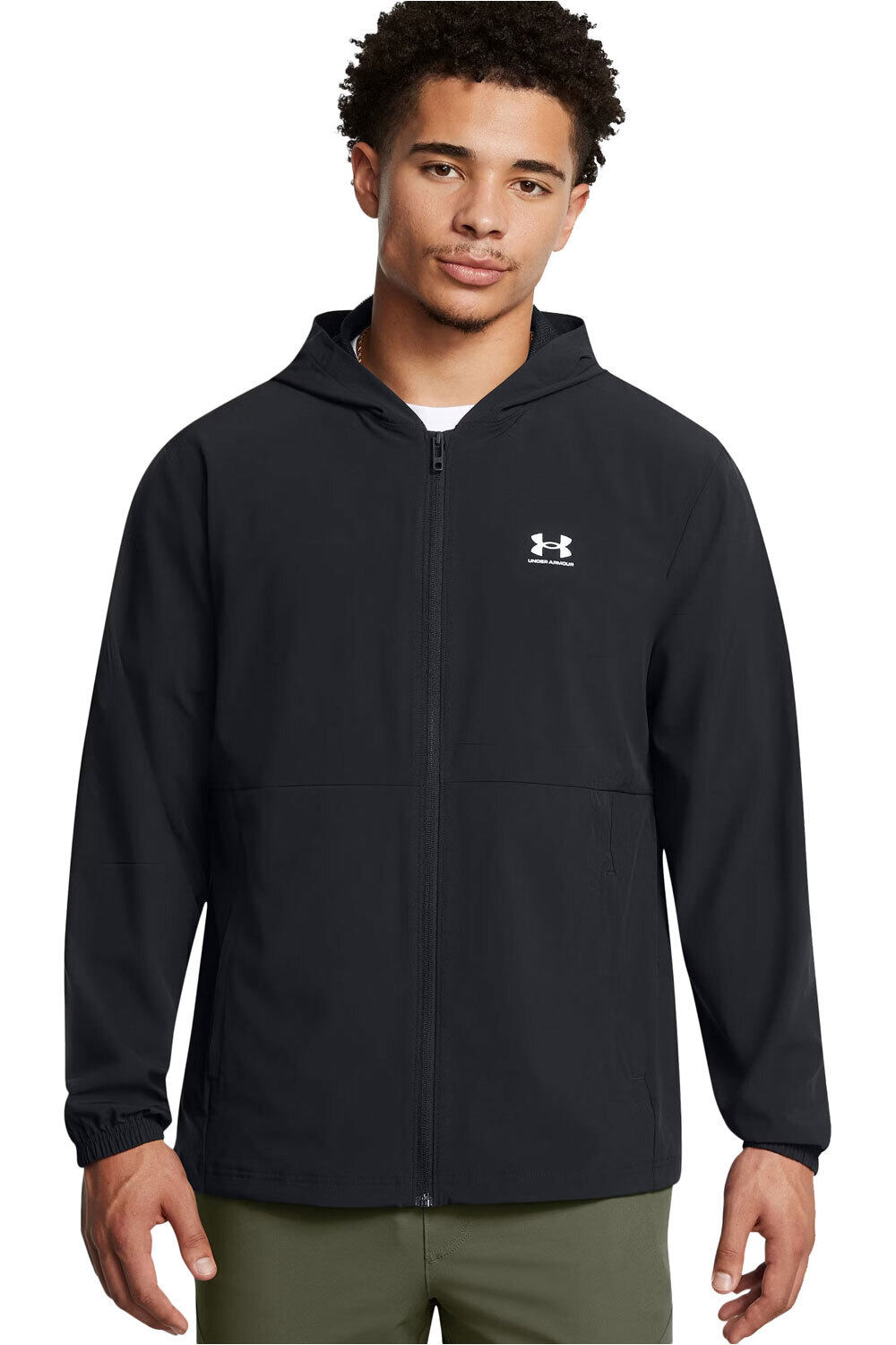 Under Armour sudaderas deportivas hombre UA Vibe Woven Windbreaker vista frontal