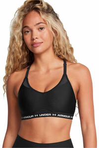 Under Armour sujetadores deportivos UA Crossback Low Bra vista frontal