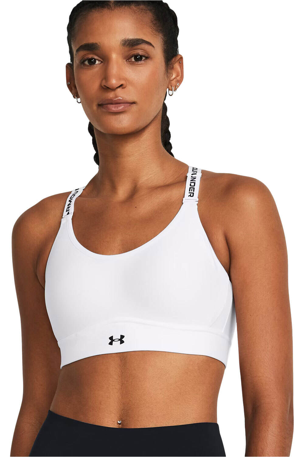 Under Armour sujetadores deportivos UA Infinity Mid 2.0 Bra vista frontal