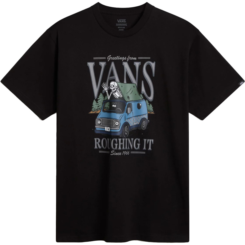 Vans camiseta manga corta hombre Roughin It SS Crew vista frontal